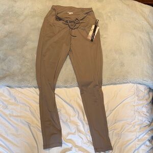 Sommer Ray Taupe High-Waisted Leggings